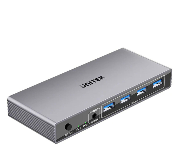 Unitek Przełącznik KVM 8K@60Hz USB 3.0 5Gbps DP - 1455253 - zdjęcie